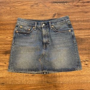 Levi Denim Mini Skirt